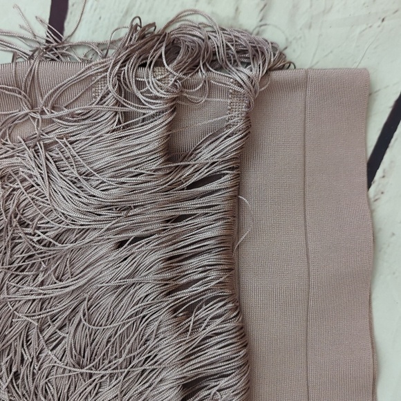 Venus Dress, bandage bodycon, Fringe Flapper, slimming, women's 22, NWT - Picture 7 of 12